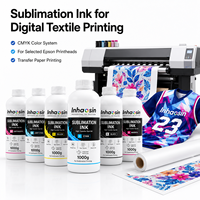 Encre de sublimation pour imprimantes Epson XP600 4720, 1 kg, encre de sublimation CMYK pour textile polyester, fabricant OEM