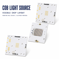 Puce LED COB à double longueur d'onde 660 nm rouge et 1050 nm IR, 30 W, 1750 mA, 10-14 V, substrat en cuivre rouge pour modules d'éclairage de vision industrielle