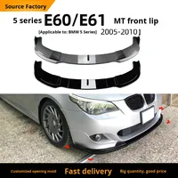 Applicable pour BMW Série 5 E60 E61 2005-2010 MT Spoiler avant ABS Modification extérieure Accessoires