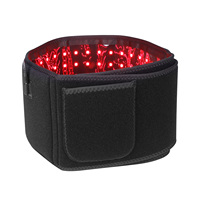 Ceinture de luminothérapie rouge UL CE ROHS avec vibration à 3 niveaux, enveloppement infrarouge NIR 660nm 850nm pour le soulagement des douleurs dorsales, OEM