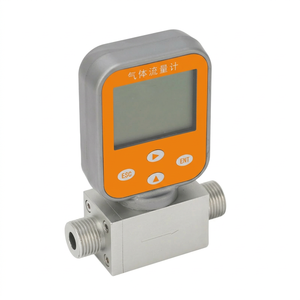Débitmètre massique thermique MEMS pour gaz, filetage G DN10 DN15 DN20, 4-20mA RS485, pour Air N2 O2 CO2, OEM IP45 - Product Image 1