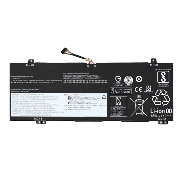 Factory 15.44V 2964mAh Laptop Battery Cells for Lenovo Air 14 2019 L18C4PF3 L18M4PF4 L20M4750 SB10W67200 Notebook Battery
