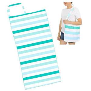 Mới thời trang tùy chỉnh 2 trong 1 sợi nhỏ <span class=keywords><strong>Terry</strong></span> bãi biển Khăn bãi biển khăn túi với một bên <span class=keywords><strong>in</strong></span> ấn đầy đủ - Product Image 4