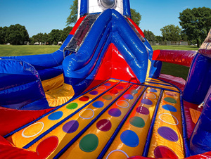 Razzo nave spaziale Kidzone Bounce House Combo scivolo d'acqua commerciale gonfiabile saltare in aria saltatore gonfiabile castello di salto gonfiabile - Product Image 6