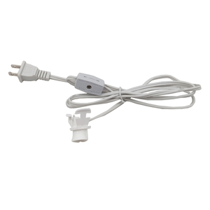 Chúng tôi loại dây nguồn cho đèn muối, với cơ sở E12 và công tắc bánh răng - Product Image 1