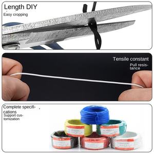 Cage de maillon de chaîne plate enduite de PVC résistant à la chaleur à haute température fil galvanisé-équipement de distribution d'énergie isolé prédécoupé - Product Image 4