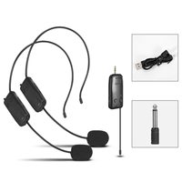 Microphone dynamique sans fil XS01 omnidirectionnel à condensateur avec suppression du bruit et lumières LED – Portable et léger pour les conférences