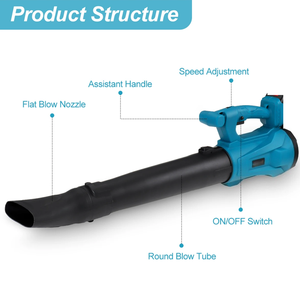 Snow <span class=keywords><strong>Blower</strong></span> Machine Ventilador sem fio XPT impermeável para oficina e armazém - Product Image 2