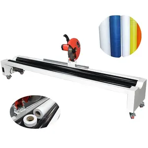 Máquina de corte térmica de rolo de pvc para tecido de papel, máquina de corte de rolo não tecido