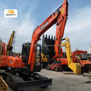 Doosan Dh55 de Corée d'origine Mini-pelle DOOSAN d'occasion Mini-pelle sur chenilles d'occasion - Product Image 1