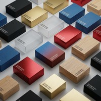 Boîte cadeau de parfum personnalisée avec logo imprimé, dossiers en papier artistique pour la vente au détail et en gros de parfums