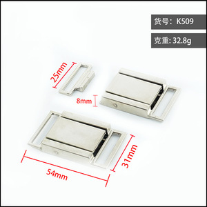 หัวเข็มขัดโลหะแบบปลดเร็ว 25 มม. ทำจากโลหะผสมสังกะสี สำหรับกระเป๋า อุปกรณ์เสริมฮาร์ดแวร์ที่ทนทาน - Product Image 5