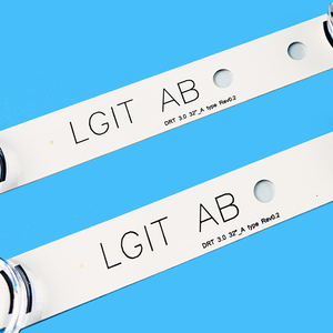 แถบไฟแบ็คไลท์ LED สำหรับทีวี LG รุ่น 32LB 32LB5800 32LB5700 32LB580U 32LB580V 32LB570U 32LB570V 32LB580B  หลอดไฟ LED 6 ดวง พร้อมเลนส์ 3 ชิ้น/ชุด - Product Image 2