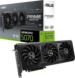 Tarjeta Gráfica SFF-Ready Prime GeForce RTX 5070 (PCIe 5.0, 12GB GDDR7, HDMI/DP 2.1, Ranura 2.5, Ventiladores Axial-tech, BIOS Dual), 3 Años de Garantía - Product Image 1