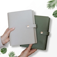 Carnet de notes A5 en cuir PU avec reliure cousue, personnalisé et imprimé sur mesure, vente en gros directe usine, idéal comme cadeau