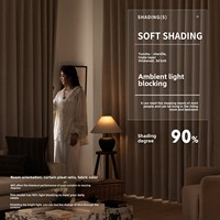 Rideaux occultants modernes à motifs floraux de style français en chenille pour salon, protection solaire toutes saisons, nouveau modèle 2026, luxe léger