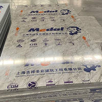 Alucobond Material Acm Hoja 4x8 3mm 4mm 5mm 6mm Revestimiento de pared exterior recubierto de Pvdf Paneles compuestos de aluminio