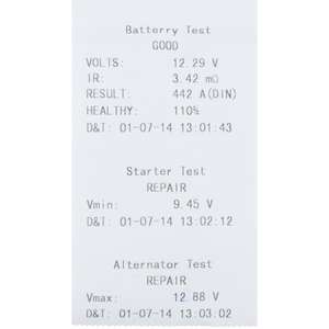 KS <b>TOOLS</b> - 550.1647 Paper <b>roll</b> for 550.1646 - EAN 4042146579657 BATTERY CHARGING - Product Image 2