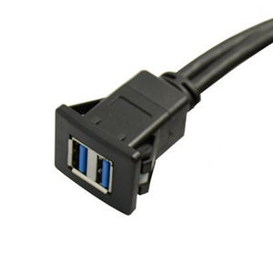 DAJIANG OEM su misura Dual-Port quadrato USB 3.0 filo cavo di prolunga per auto camion barca moto cruscotto PVC giacca - Product Image 3