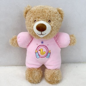Oso de dibujos animados bebé dormir calmar muñeca niña abrazo oso regalo peluche lindo oso bebé calmante almohada - Product Image 6