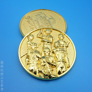 Moneda Conmemorativa de la Serie Ultraman, Relieve 3D, Aleación de Zinc, Color Dorado, Artículo Coleccionable Derivado del Anime - Product Image 4