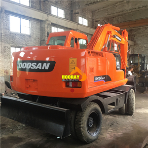 Excavadora de ruedas Doosan de segunda mano de Corea de buena marca, precio bajo, excavadora de ruedas usada de bajo precio - Product Image 1