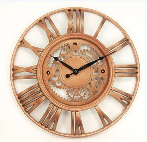 <b>Wall</b> <b>Clock</b> Roman Numerals Skeleton Farmhouse Plastic Rustic <b>Digital</b> <b>Wall</b> <b>Clock</b> Home Decorative - Product Image 4