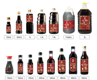Sauce soja légère Meilleure sauce soja japonaise sans OGM 1,6 L en vrac Sauce soja foncée