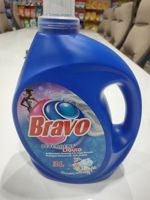 Détergent Liquide Bravo 3L en Gros Usine, Nettoyant 3-en-1 Nouvelle Formule, Parfum Envoûtant, Savon Liquide pour Linge