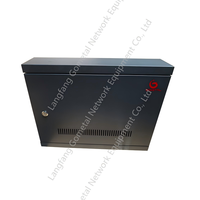 Petits supports de stockage en métal Support de serveur mural compact 4U avec porte de verrouillage par mot de passe pour commutateurs et routeurs réseau