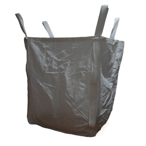4 bucles de esquina cruzados abiertos grandes para bloques de construcción bolsa de tonelada resistente de residuos de riesgo biológico amarillo plástico - Product Image 4