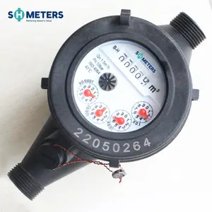 Cold Water Meter DN15MM Domestic Plastic Multi Jet Water Meter Dry Dial Multi-jet Meters Household IP68