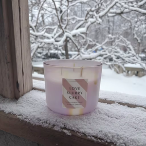 Lumière de thé fait à la main faveurs fleur parfumée ciment tapis support cristal nouvelle condition Diwali fait cire de palme paraffine cire coton mèche - Product Image 5