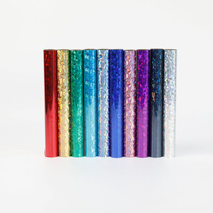 Chất lượng cao Pet Hồng <span class=keywords><strong>Dot</strong></span> Holographic Laser kim loại truyền nhiệt Hot stamping Foil Nhà Máy Giá chuyển 4005 giấy phim" - Product Image 5