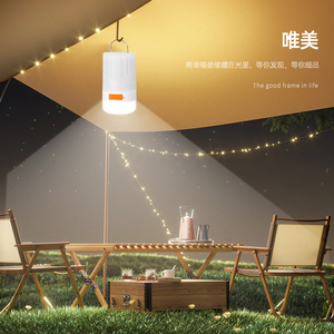 Portable SMD LED Camping Lamp <b>ABS</b> Plastic Body 6000K Daylight IP20 Waterproof Lithium Battery CRI90 USB Charging Desktop Use - Product Image 3