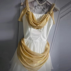 Women's Contemporary <strong>Ballroom</strong> <strong>Dance</strong> <strong>Dress</strong> for Children's Ballet Performance Wear - Product Image 2