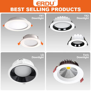 ERDU 실내 조명 공급 업체 화이트 LED 호텔 다운라이트 원형 SMD 미니 매립형 무테 다운라이트 - Product Image 2