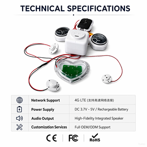 Suministro al por mayor a granel: Kit de módulo de interacción por voz con IA 4G, placa base PCBA personalizable para juguete de peluche, robot y agente de IA parlante - Product Image 1