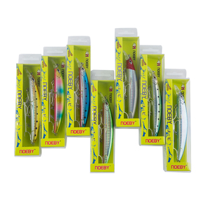 NOEBY-señuelo de pesca Jerkbait, 130mm, pececillo flotante, señuelo de pez falso - Product Image 6