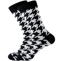 Nouvelle Arrivée Chaussettes Mi-Mollet en Coton pour Hommes, Motif Crâne Géométrique Coloré de Dessin Animé, Tricotées, Joyeuses et Originales
