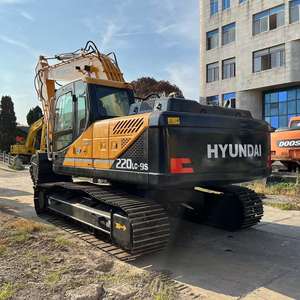 Excavatrices sur chenilles d'occasion Hyundai 220LC-9S, 1000 heures en stock, 2024, machines de terrassement d'occasion pour pompes de construction, excavatrice - Product Image 2