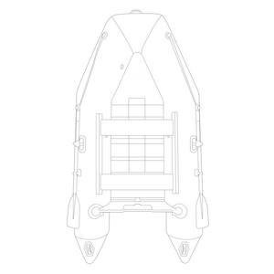 Iate de Vela Solar Marinho de 2,<span class=keywords><strong>3</strong></span> M para <span class=keywords><strong>3</strong></span> Pessoas, Barco Inflável de PVC para Pesca ao Ar Livre, Canoa com Fundo de Lâmina - Product Image 5