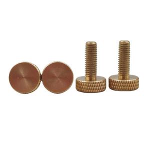 Прямая Заводская поставка под заказ, м3, М4, М6, М8, латунный металлический простой прямой Алмазный рифленый винт с накатанной головкой, Услуги обработки с ЧПУ - Product Image 5