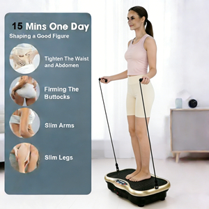 <span class=keywords><strong>Plataforma</strong></span> Vibratoria Crazy Fit para Uso Doméstico, Ejercicio de Cuerpo Completo, Masaje, <span class=keywords><strong>Plataforma</strong></span> de Fitness - Product Image 6