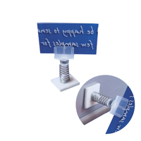 Hookei PVC Printing Shelf Danglers/Shelf Talkers/Shelf Wobbler pour les rayonnages de supermarché