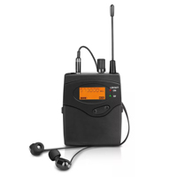 Microphone sans fil pour moniteur d'oreille Lavalier à deux canaux IEM-1200, pour des performances de scène multijoueur