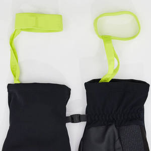 Gants de ski en cuir personnalisés, mitaines imperméables <span class=keywords><strong>et</strong></span> isolées, gants de ski en cuir, manopla esqui cuero amarillo - Product Image 5