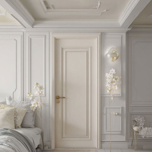 Panel de Puerta Interior de MDF de 3mm, Liso y Preimpregnado, Sin Encogimiento ni Grietas, Listo <span class=keywords><strong>para</strong></span> Pintar, Prensado en Caliente, Venta al <span class=keywords><strong>por</strong></span> <span class=keywords><strong>Mayor</strong></span> de Fábrica, Tamaño Personalizado - Product Image 2