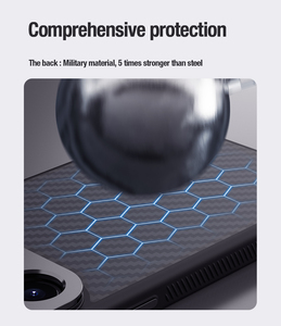 <span class=keywords><strong>NILLKIN</strong></span> เคสแม่เหล็ก aramid ไฟเบอร์สำหรับ <span class=keywords><strong>iPhone</strong></span> 15 14 <span class=keywords><strong>13</strong></span> <span class=keywords><strong>PRO</strong></span> MAX พร้อมขาตั้งเลนส์กล้องเคสรวมทุกอย่างป้องกันการตก - Product Image 5