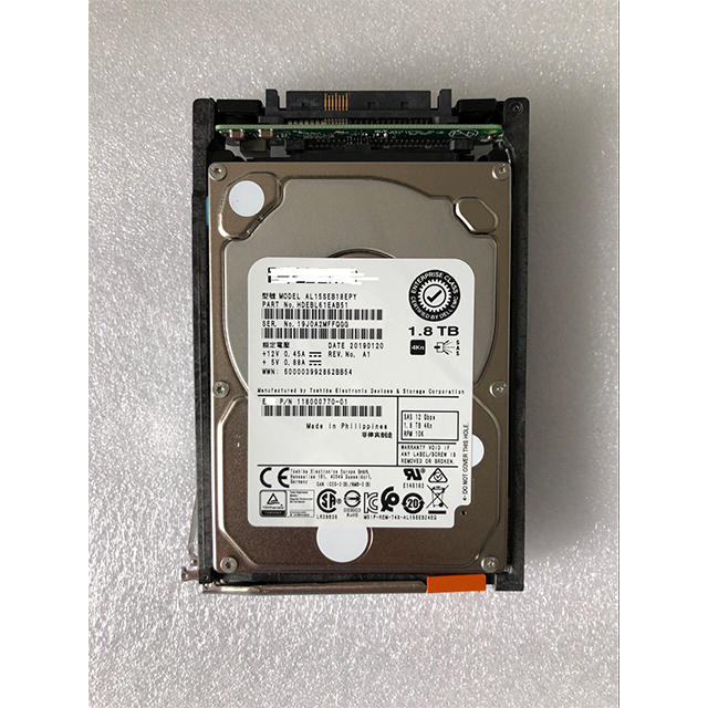 Оригинальный привод unit 1,8 ТБ 10K SAS 25x2,5 "для EMC D3-2S10-1800 005051636 005051633